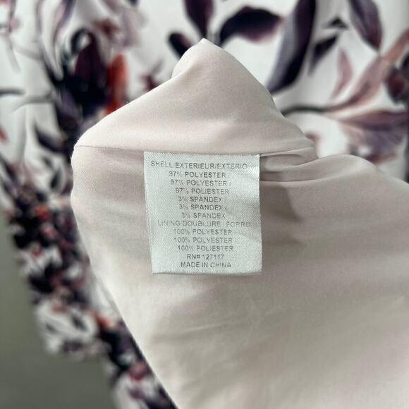 45. Badgley Mischka Floral Gown Womens 6 Princesscore Modest Swiftie Wedding - Picture 8 of 9